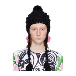 SSENSE Exclusive Black Butterfly Beanie 232894F014007