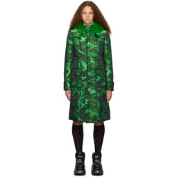 Green Camouflage Coat 232894F059002