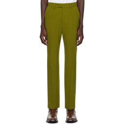 Green Primo Trousers 232902M191004