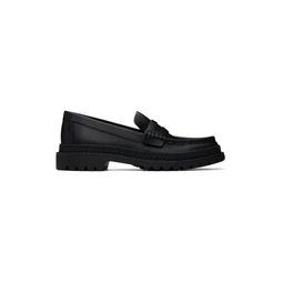 Black Cooper Loafers 232903M231011