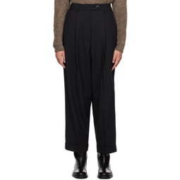 Black Tailoring Trousers 232909F087002
