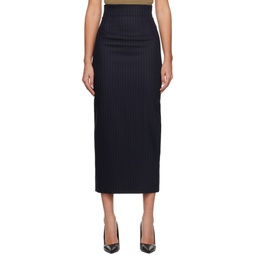 Navy The Loxley Maxi Skirt 232914F093003