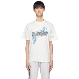 White Anime T Shirt 232914M213003