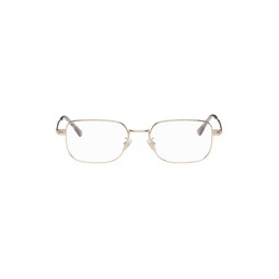 Gold Rectangle Glasses 232926M133001