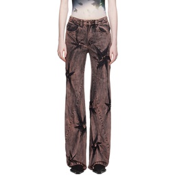 SSENSE Exclusive Brown Jeans 232936F069012
