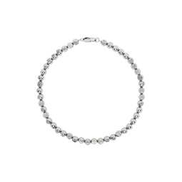 Silver Logo Chain Necklace 232937F023011