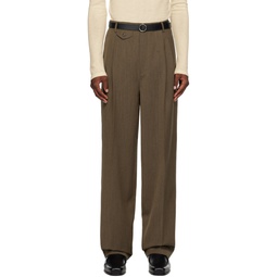Brown Emily Trousers 232938M191004