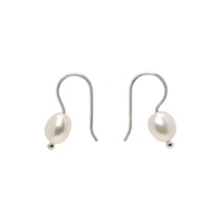 Silver Pearl Mermaid Earrings 232942F022031