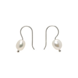 Silver Pearl Mermaid Earrings 232942F022031
