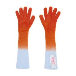 Blue   Orange Gradient Gloves 232945M135000