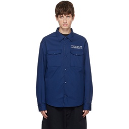 Blue Insulated Jacket 232951M180004