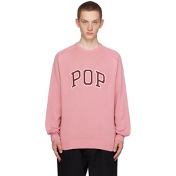 Pink Applique Sweater 232959M201003