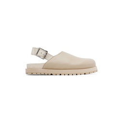Off White Strapped Loafers 232961M231004