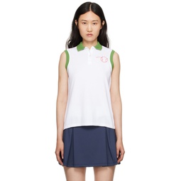 SSENSE Exclusive White Forest Polo 232963F561000