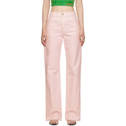 Pink Carpenter Trousers 232967F087005