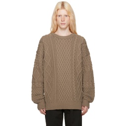 Taupe Neal Sweater 232972M201002