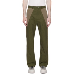 Green Trail Trousers 232985M191020