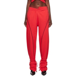 Red Service Lounge Pants 232986F086002