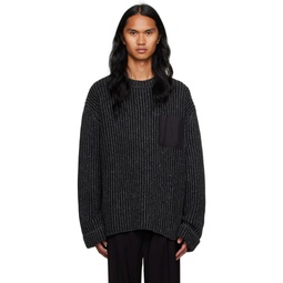 Black Pesci Sweater 232995M201000