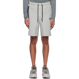 Gray Relaxed Shorts 241011M193008