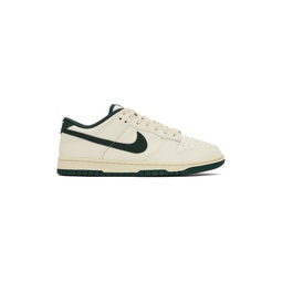 White   Green Dunk Low Sneakers 241011M237008