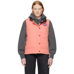 Pink Freestyle Down Vest 241014F068001