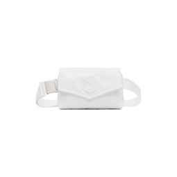 White Mini Waist Pack Belt Bag 241014M171000
