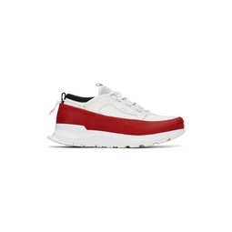 White   Red Glacier Trail Sneakers 241014M237001