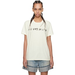 Off White Nevermind Boy T Shirt 241021F110001