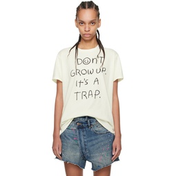 Off White Dont Grow Up T Shirt 241021F110002