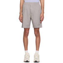 Gray Comfort Shorts 241028M193001