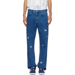 Blue A Millionhare Jeans 241033M186001