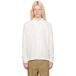 White Avery Shirt 241055M192004