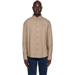 Taupe Fit 2 Engineered Shirt 241055M192010