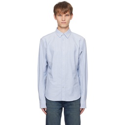 Blue Engineered Shirt 241055M192013
