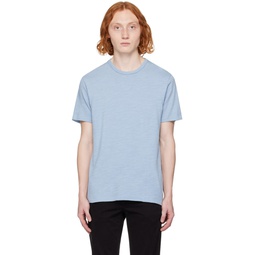 Blue Classic Flame T Shirt 241055M213008