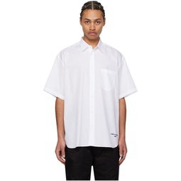 White Embroidered Shirt 241057M192000