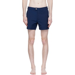 Blue Compact Swim Shorts 241076M193004