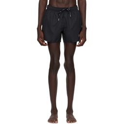Black Patch Swim Shorts 241084M208000