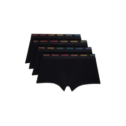 Five Pack Black Rainbow Boxers 241084M216000