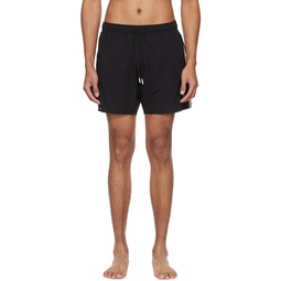 Black Stripe Swim Shorts 241085M208005