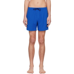 Blue Quick Drying Swim Shorts 241085M208028