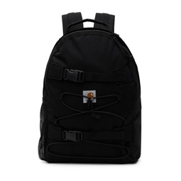 Black Kickflip Backpack 241111F042011