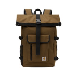 Brown Philis Backpack 241111F042012
