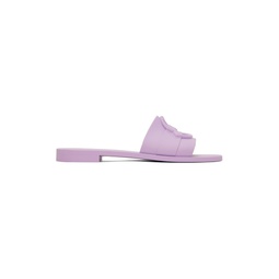 Purple Rubber Sandals 241111F124008