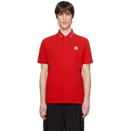 Red Patch Polo 241111M212030