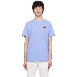 Blue Heart T Shirt 241111M213047