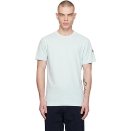 Blue Jacquard T Shirt 241111M213059