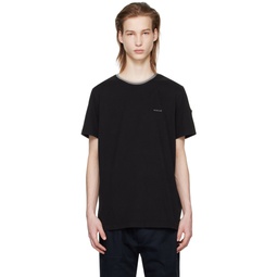 Black Bonded T Shirt 241111M213060