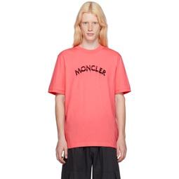 Pink Printed T Shirt 241111M213067
